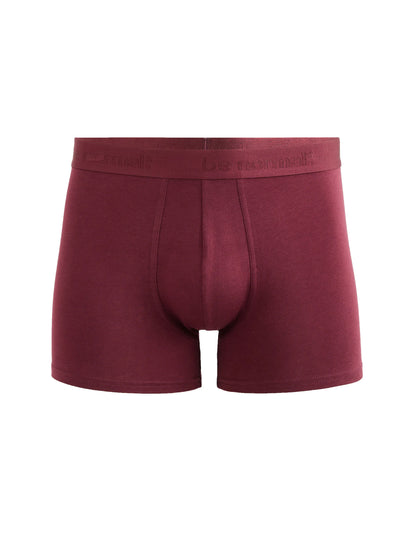 Celio_Violet Dark_Plain Stretch Cotton Boxer Shorts_BINORMAL_VIOLET DARK_01