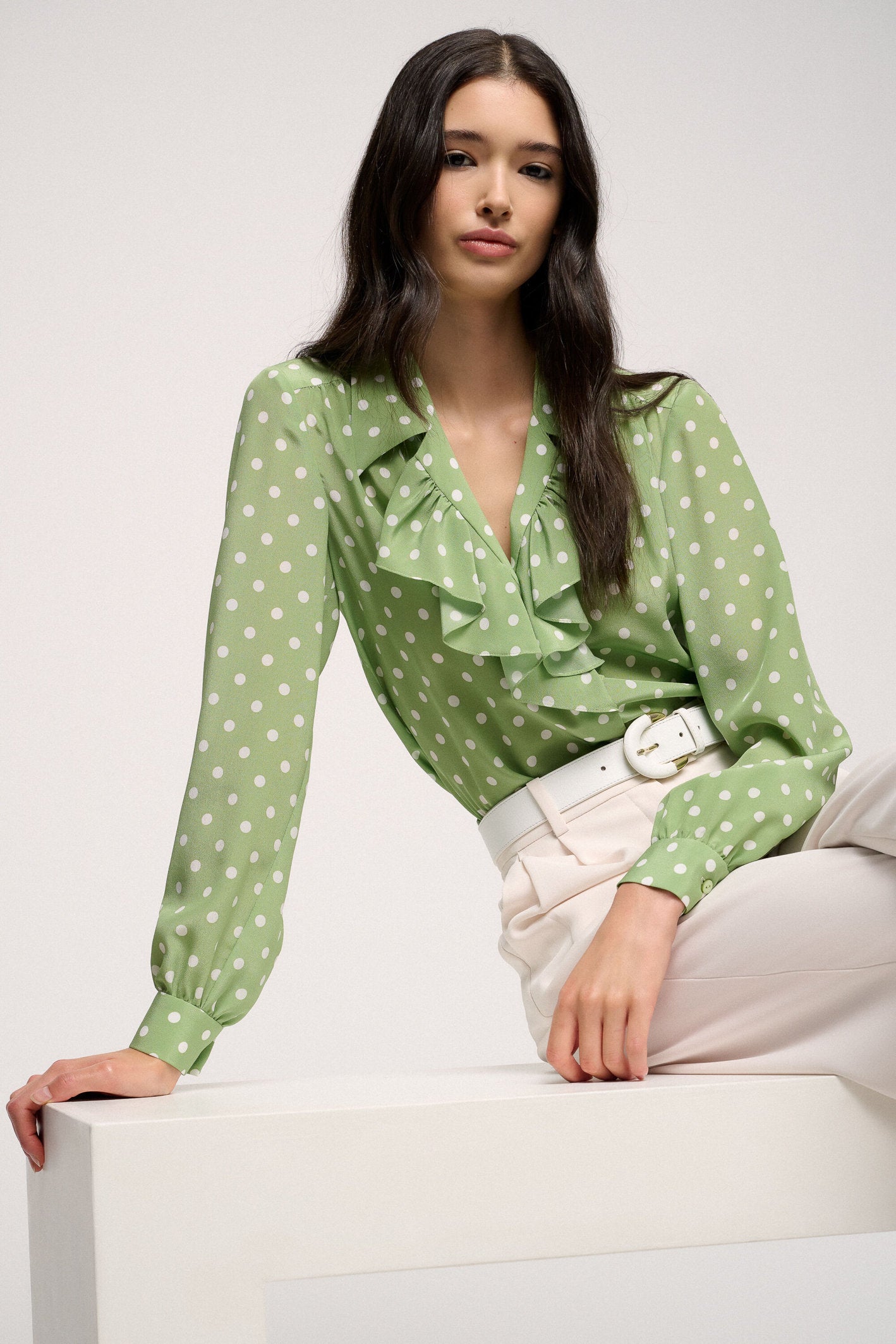 Ruffled Blouse With Polka Dots_Birillo_3587_05