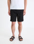 Plain Chino Bermuda Shorts In Stretch Cotton_BOCHINOBM_BLACK_01