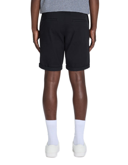 Celio_Black Chino Shorts in Stretch Cotton_BOCHINOBM_NOIR_03