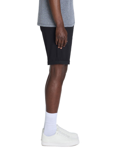 Celio_Black Chino Shorts in Stretch Cotton_BOCHINOBM_NOIR_04