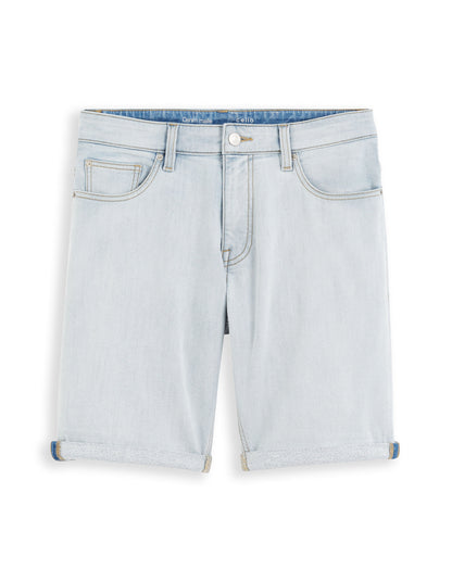 Denim Bermuda Shorts - Light Blue_01