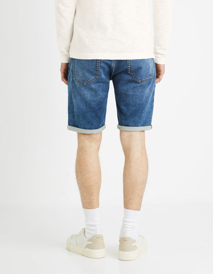 Denim Bermuda Shorts - Blue_04