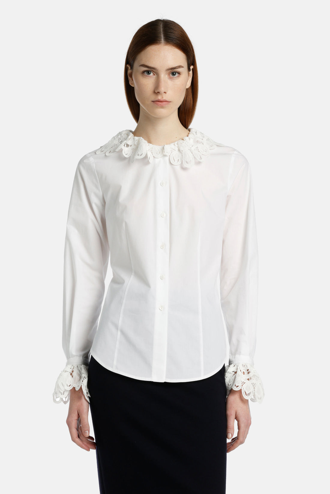 Luisa Spagnoli_Bolletta - Blouse with Lace Details_BOLLETTA_0201_01
