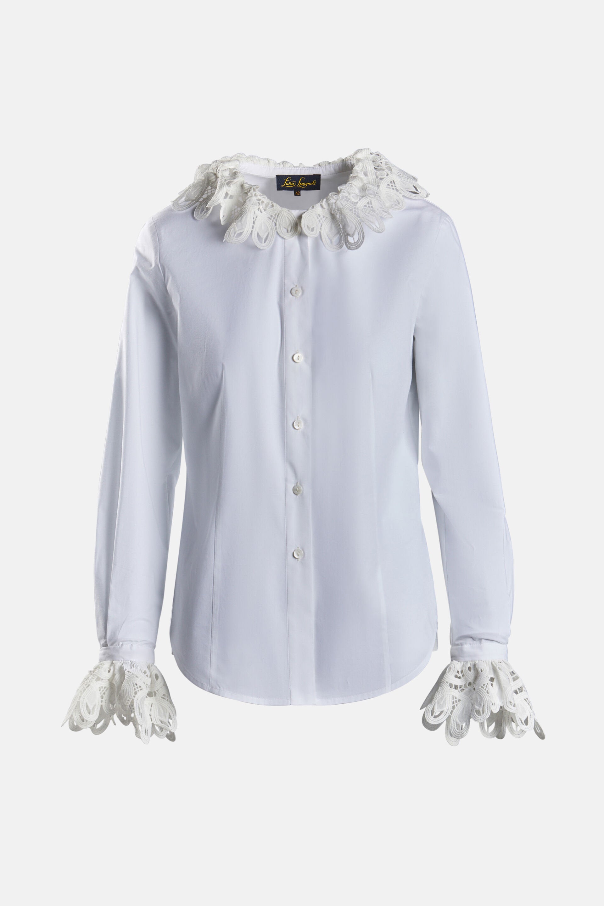 Luisa Spagnoli_Bolletta - Blouse with Lace Details_BOLLETTA_0201_06