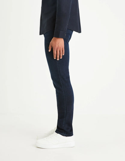 Celio_Blue Black_Jean C.35 Straight Stretch Mesh 3 Length_BOVERDYE15_BLUE BLACK_04