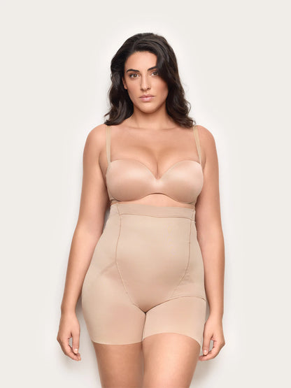 Yamamay_Bronze_High Waisted Shaping Shorts - Principessa_BPND99X007_216_01