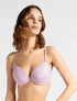Marie France Pink Women Bianky Triple Push Floral Lace Bra In Different Cup Sizes SKU: BRBIANKY_Pink Image 01