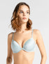 Marie France Light Green Women Miavi Metallic Lace Bra In Different Cup Sizes SKU: BRKESHA_Light Green Image 01