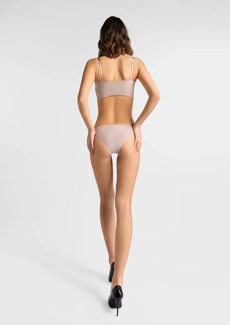 Marie France Nude Women Seamora Cotton Blend Triangle Bralette SKU: BRSEAMORA_Nude Image 04