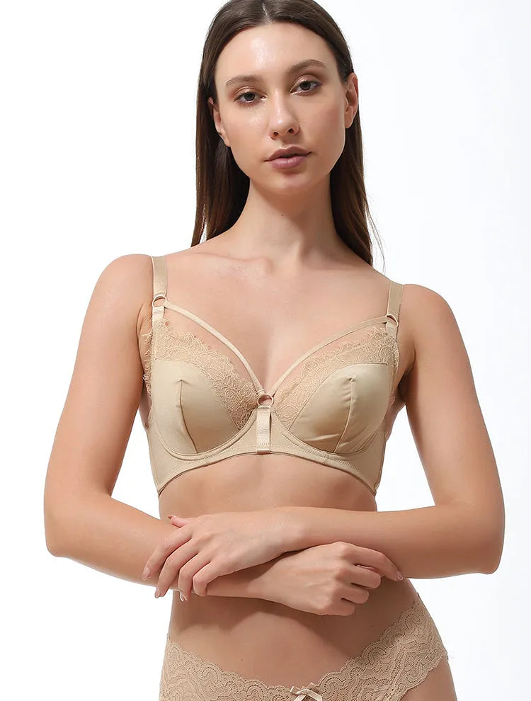 Marie France_Beige_Star Plus Size Unpadded Bra_BRSTAR_Beige_01