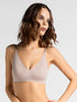 Marie France Greige Women Triaseam Buttery-Soft Triangle Bralette SKU: BRTRIASEAM_GREIGE Image 01