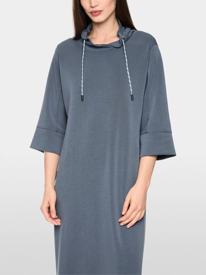 Marc Cain Grisaille Women Long Jersey Dress SKU: BS 21.15 J08_380 Image 04