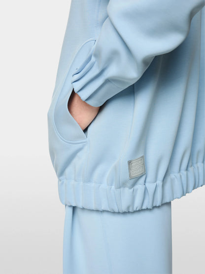 Marc Cain Niagara Mist Women Oversized Jersey Jacket SKU: BS 31.11 J08_318 Image 04