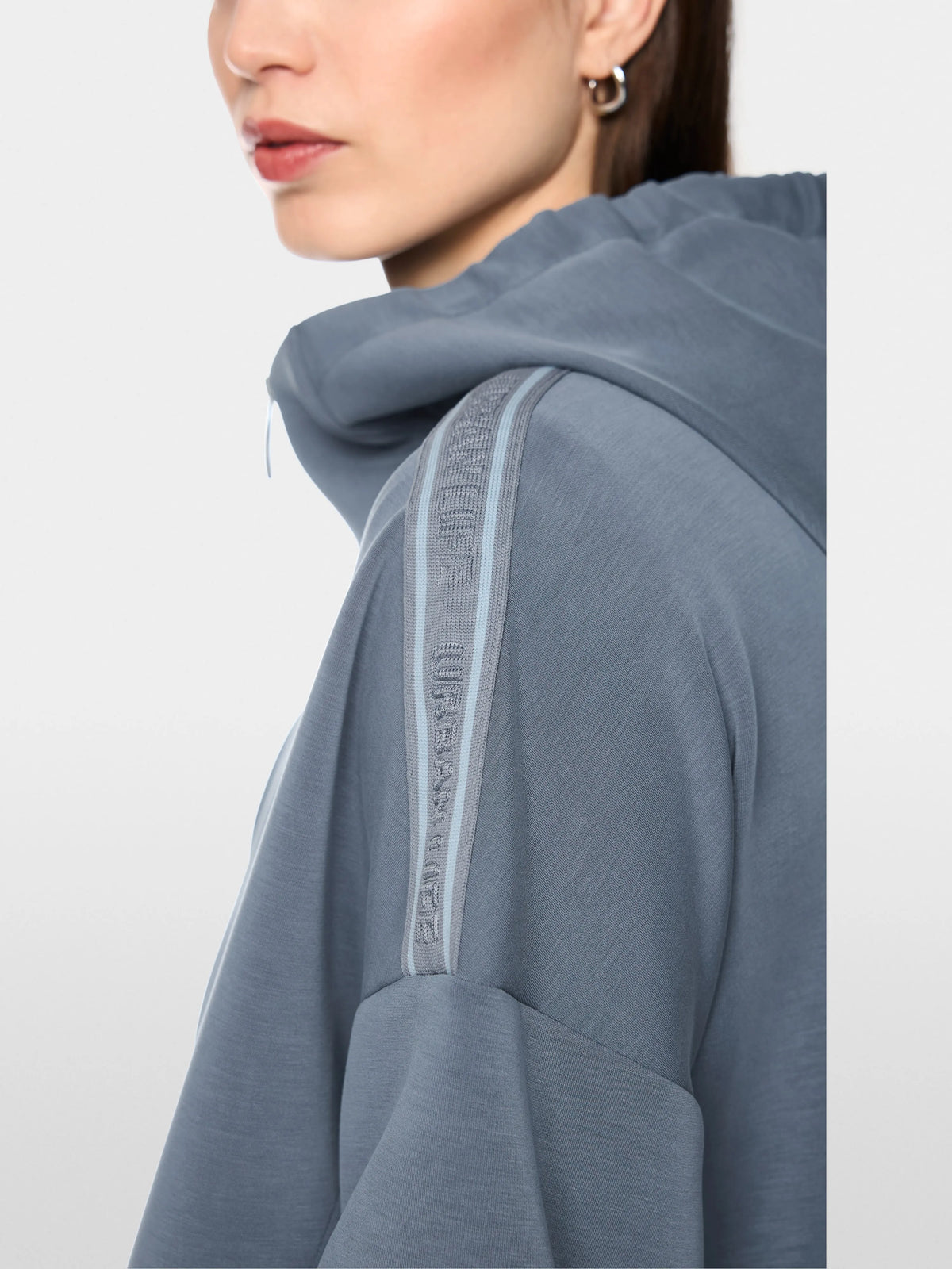 Marc Cain Grisaille Women Oversized Jersey Jacket SKU: BS 31.11 J08_380 Image 03