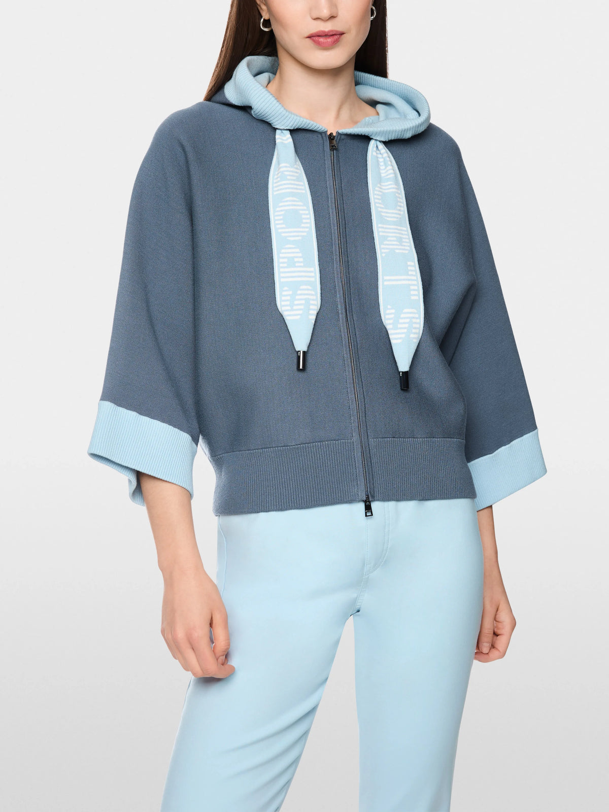Marc Cain Grisaille Women Loose-Fit Cardigan SKU: BS 39.07 M57_380 Image 04