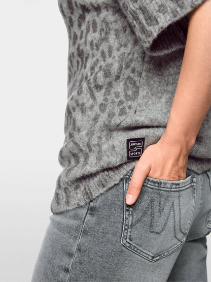 Marc Cain Grey Women ÔKnitted in GermanyÕ Long Jumper SKU: BS 41.30 M24_820 Image 04
