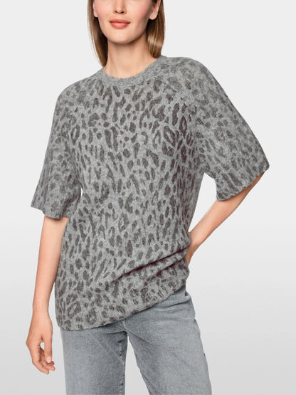 Marc Cain Grey Women ÔKnitted in GermanyÕ Long Jumper SKU: BS 41.30 M24_820 Image 05