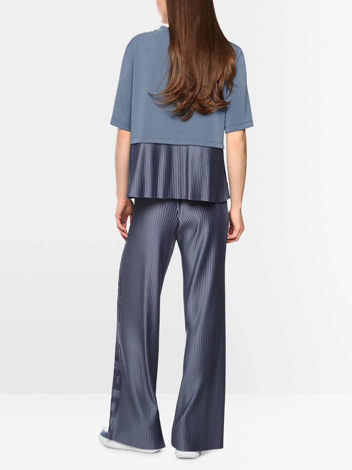 Marc Cain Grisaille Women WASHINGTON Pleated Trousers SKU: BS 81.37 J20_380 Image 02