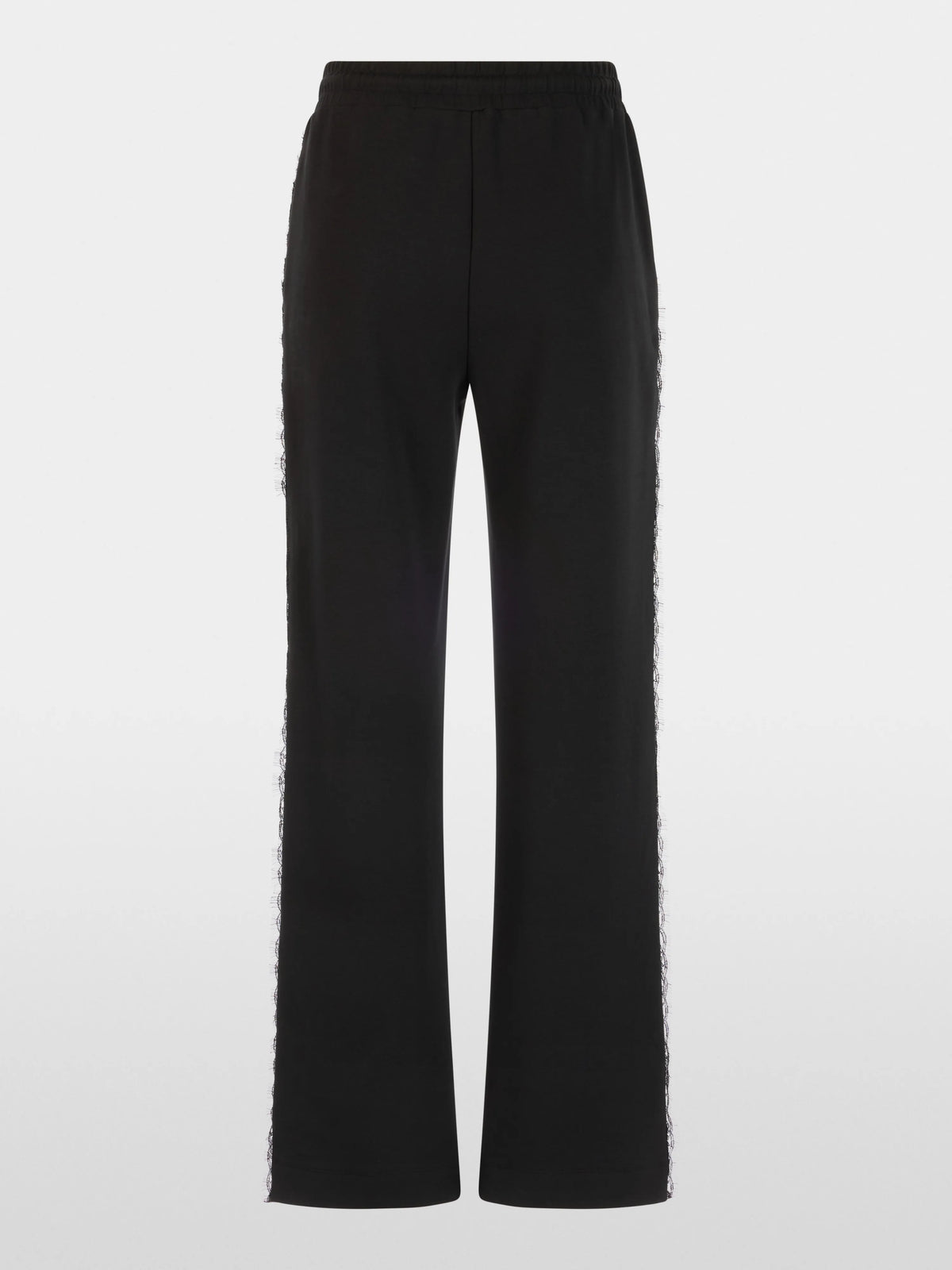 Marc Cain Black New Women WASHINGTON Pull-On Trousers with Lace SKU: BS 81.41 J09_900 Image 07