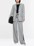 Marc Cain Grey Women WEDI Wide Pull-On Trousers SKU: BS 81.48 W33_820 Image 01