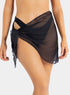 Marie France Black Women Bay Airy Waist-Tie Wrap Skirt SKU: BWBAY_Black Image 01