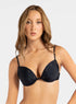 Marie France Black Women Push-Up Padded Underwire Bikini Top SKU: BWBENTOP_Black Image 01