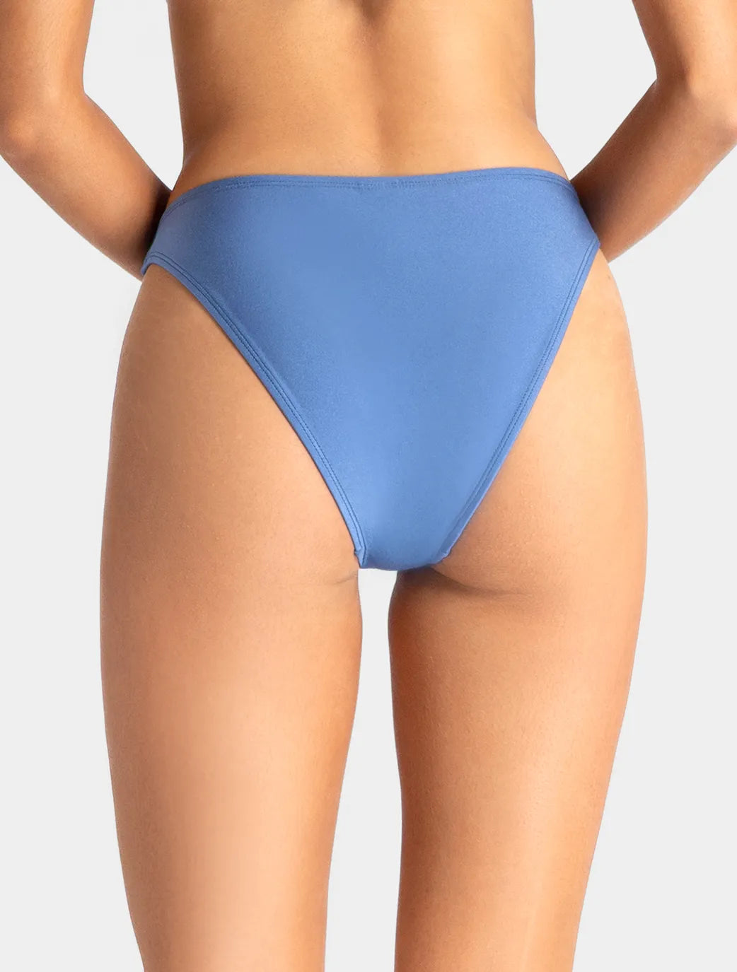 Marie France Dark Blue Women Braun V-Hardware Mid-Rise Bikini Bottom SKU: BWBRAUNBOTTOM_Dark Blue Image 02