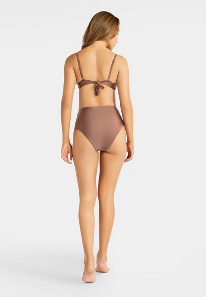 Marie France Bronze Women Romee High-Waist Full Coverage Bikini Bottom SKU: BWROMEEBOTTOM_Bronze Image 04