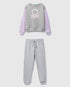 100% Cotton Sweatshirt With Glittery Logo Tracksuit_C10L8-CF02HS_902_01