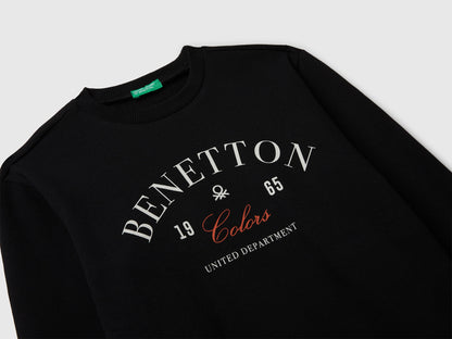 Benetton_Black_Cotton Tracksuit with Logo_C10PZ-CF01PS_100_04