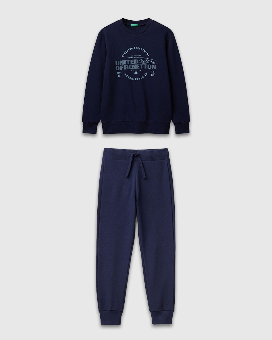 Benetton_Dark Blue_Cotton Tracksuit with Logo_C10PZ-CF01PS_252_01