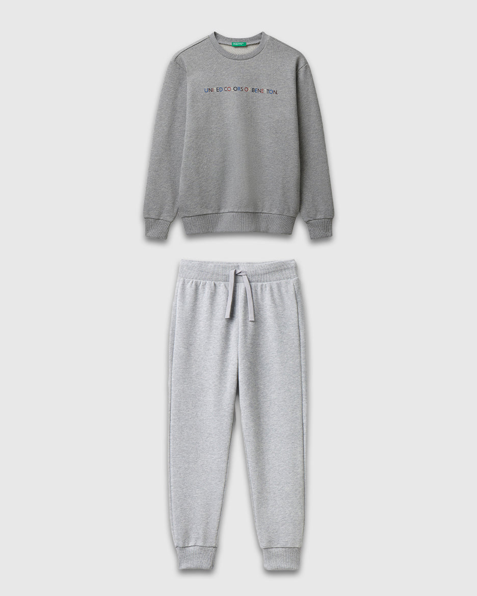 Benetton_Light Gray_Cotton Tracksuit with Logo_C10PZ-CF01PS_501_01