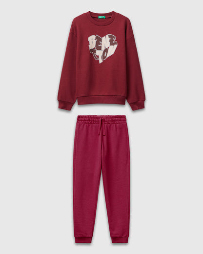 Benetton_Burgundy_Tracksuit with Glittery Logo Print_C10Q0-CF02HS_236_01