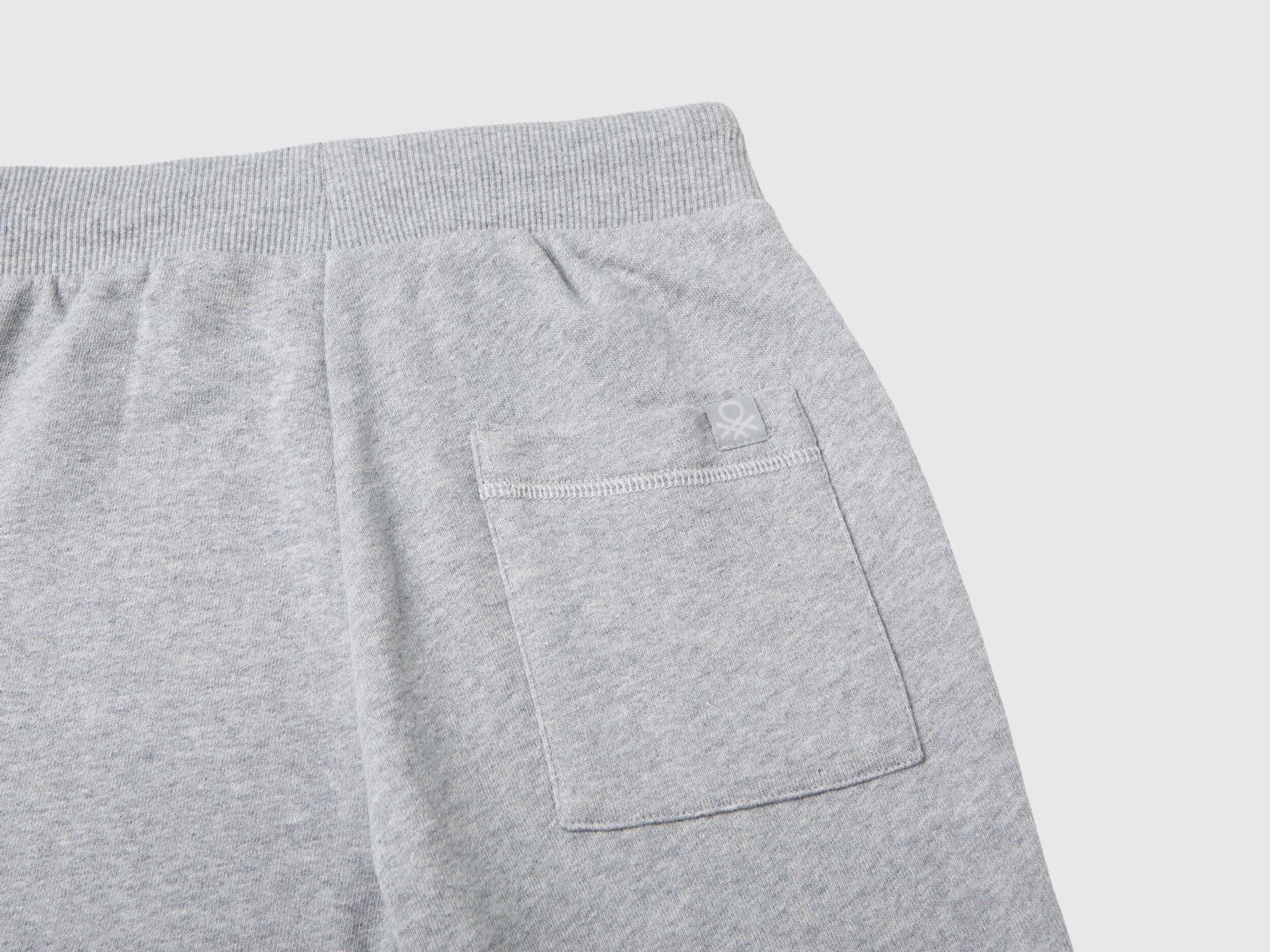 Benetton_Light Gray_Tracksuit in Pure Cotton_C204V-CF01PS_501_07