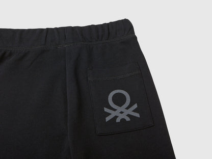 Benetton_Black_Pure Cotton Tracksuit with Zipper_C501B-CF058S_100_07