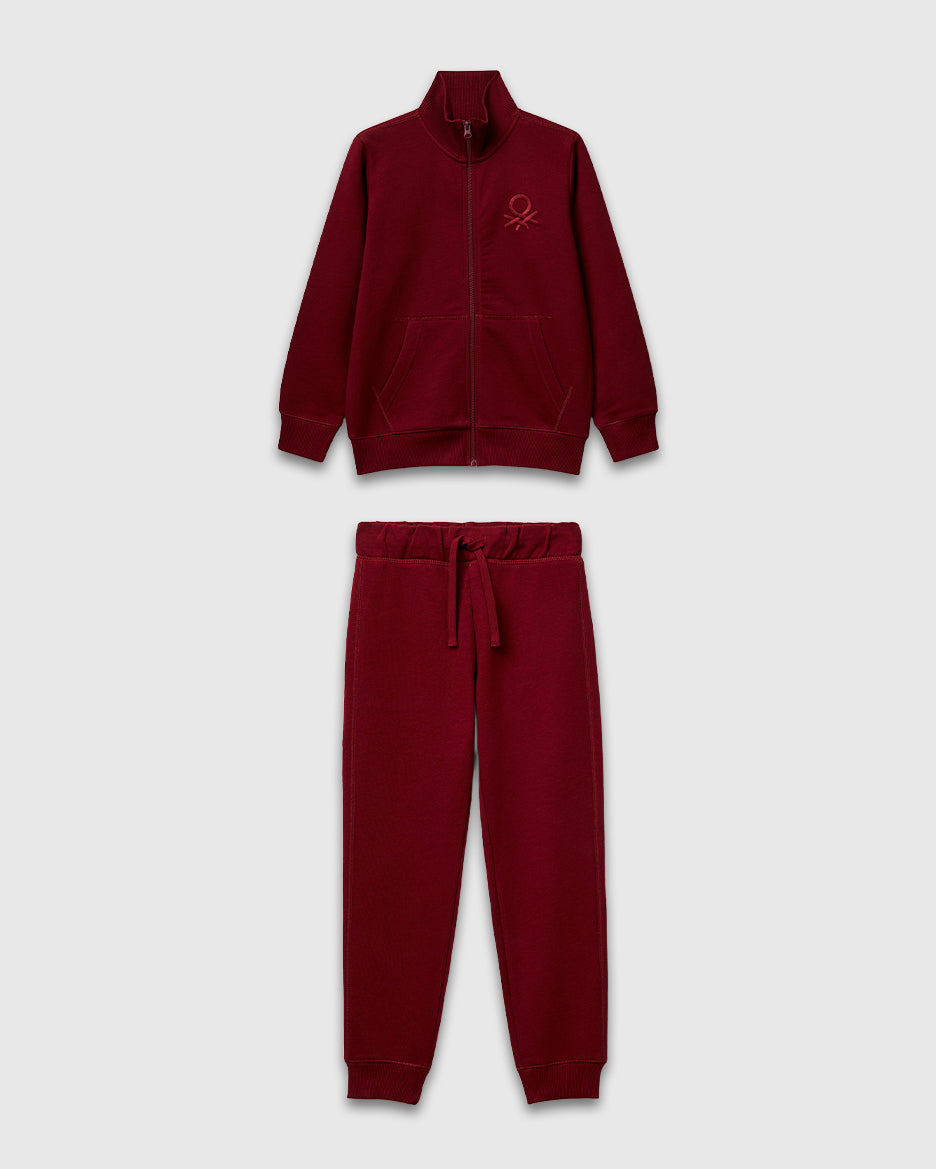 Benetton_Burnt_Pure Cotton Tracksuit with Zipper_C501B-CF058S_129_01