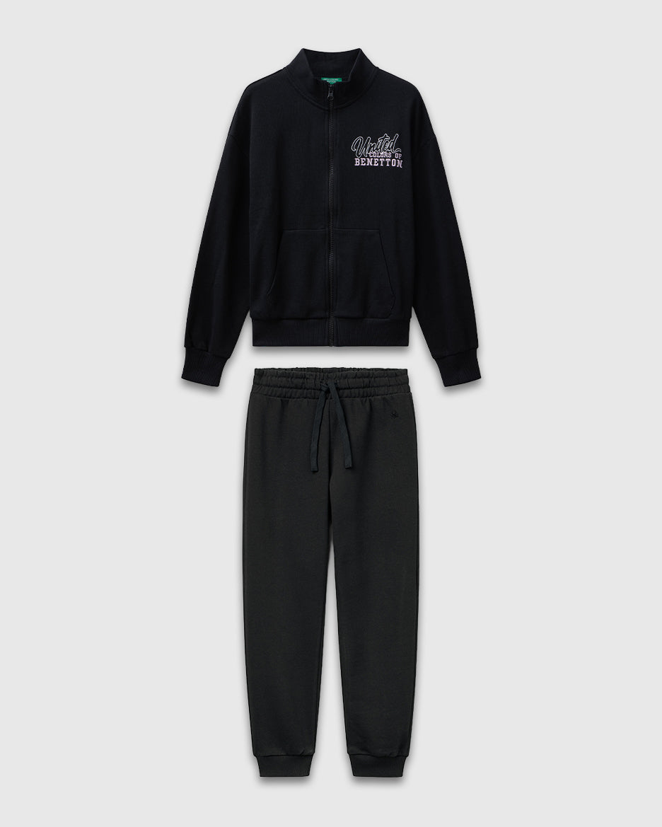 Benetton_Black_Zip-Up Tracksuit with Print_C505D-CF02HS_100_01
