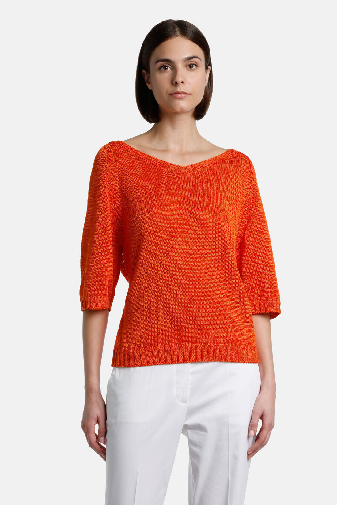 Luisa Spagnoli_Caldaia - Blended Linen Pullover_CALDAIA_1526_01