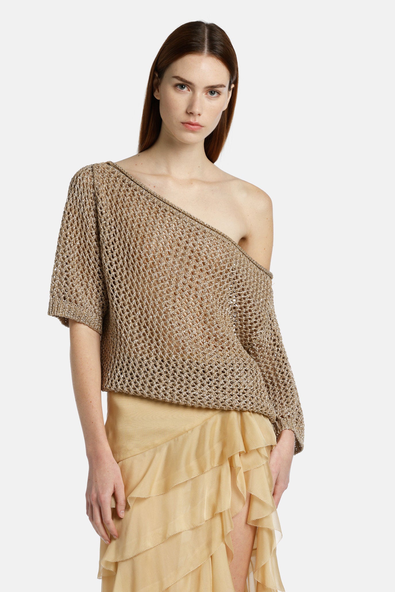 Luisa Spagnoli_Caligiana - Perforated Pullover - Fashion Show_CALIGIANA_1158_01