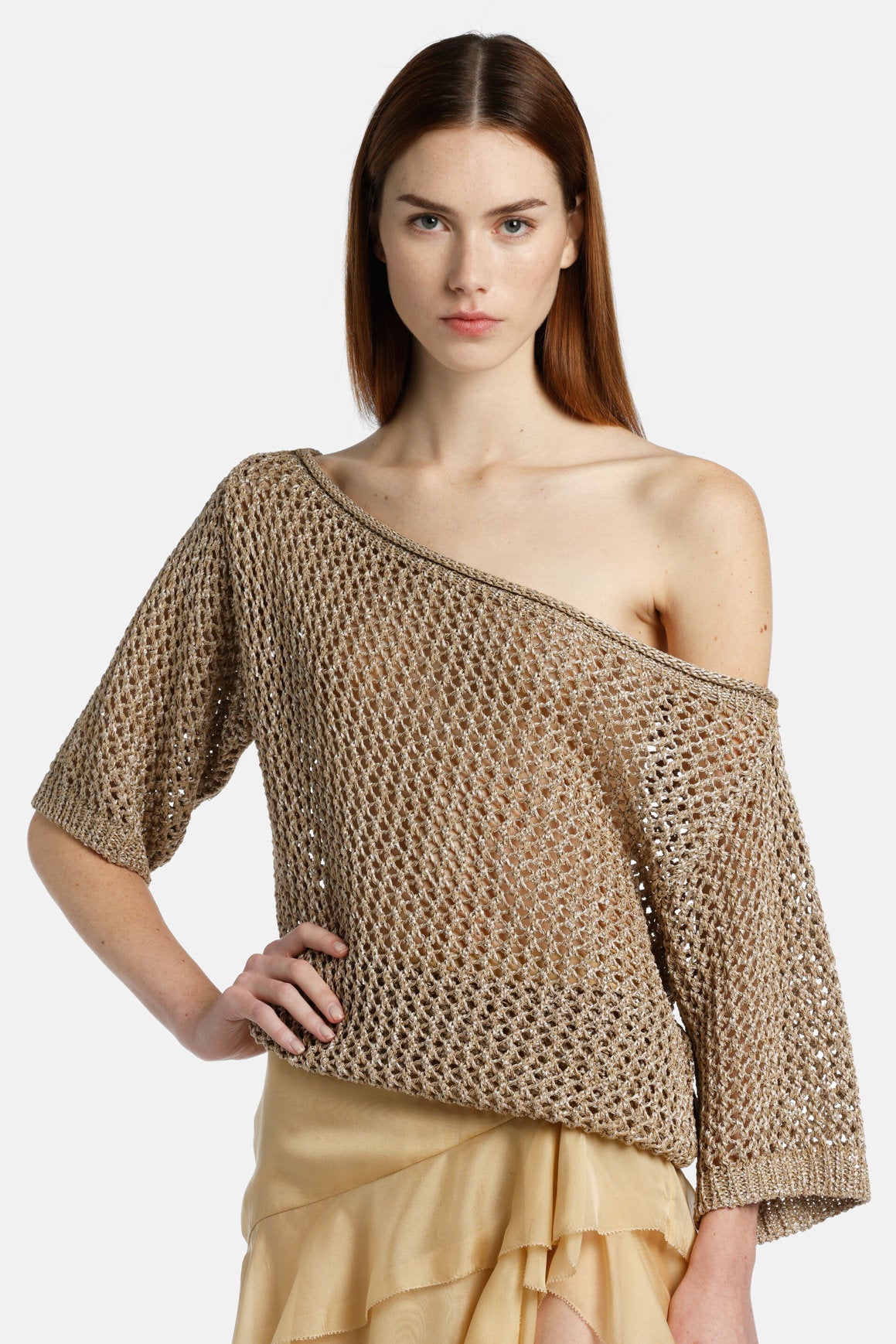 Luisa Spagnoli_Caligiana - Perforated Pullover - Fashion Show_CALIGIANA_1158_04