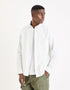 Regular 100% Cotton Oxford Shirt_CAOXFORDY_LIGHT GREEN_01