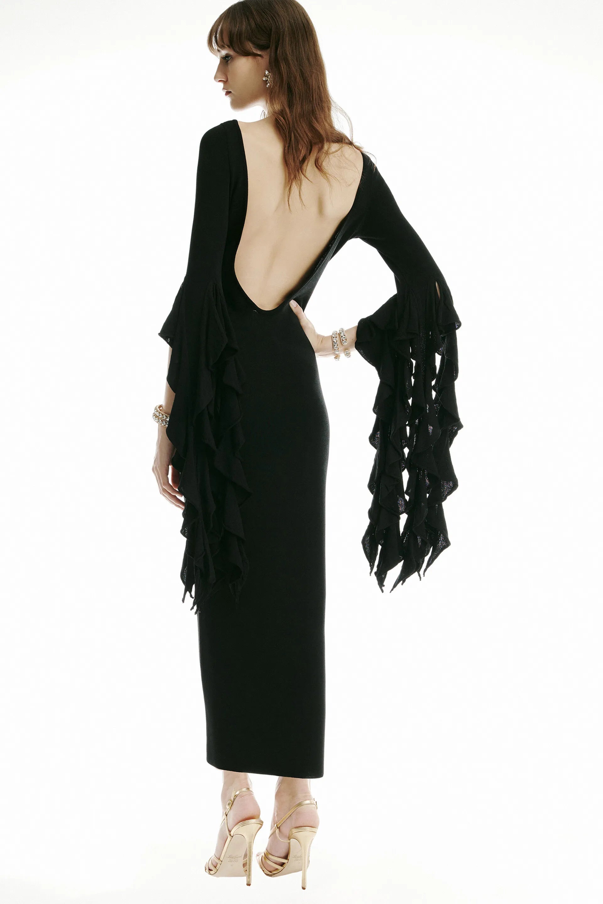 Luisa Spagnoli Nero Women Categoria - Maxi Dress - Fashion Show SKU: CATEGORIA_0101 Image 01