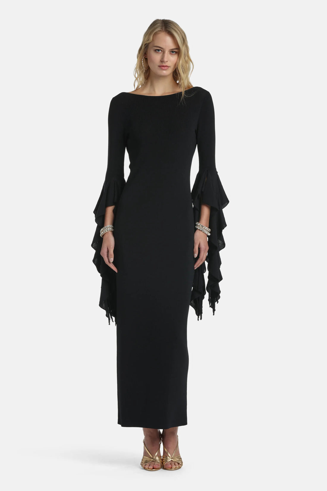 Luisa Spagnoli Nero Women Categoria - Maxi Dress - Fashion Show SKU: CATEGORIA_0101 Image 02