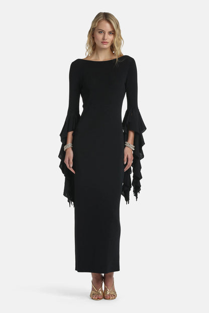 Luisa Spagnoli Nero Women Categoria - Maxi Dress - Fashion Show SKU: CATEGORIA_0101 Image 02