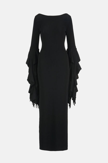 Luisa Spagnoli Nero Women Categoria - Maxi Dress - Fashion Show SKU: CATEGORIA_0101 Image 06