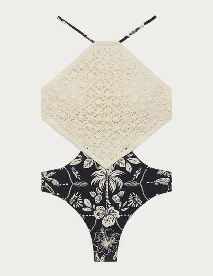 Yamamay_Malibu One-Piece Swimsuit with Double Diamond Pattern_CCID182028_128_04