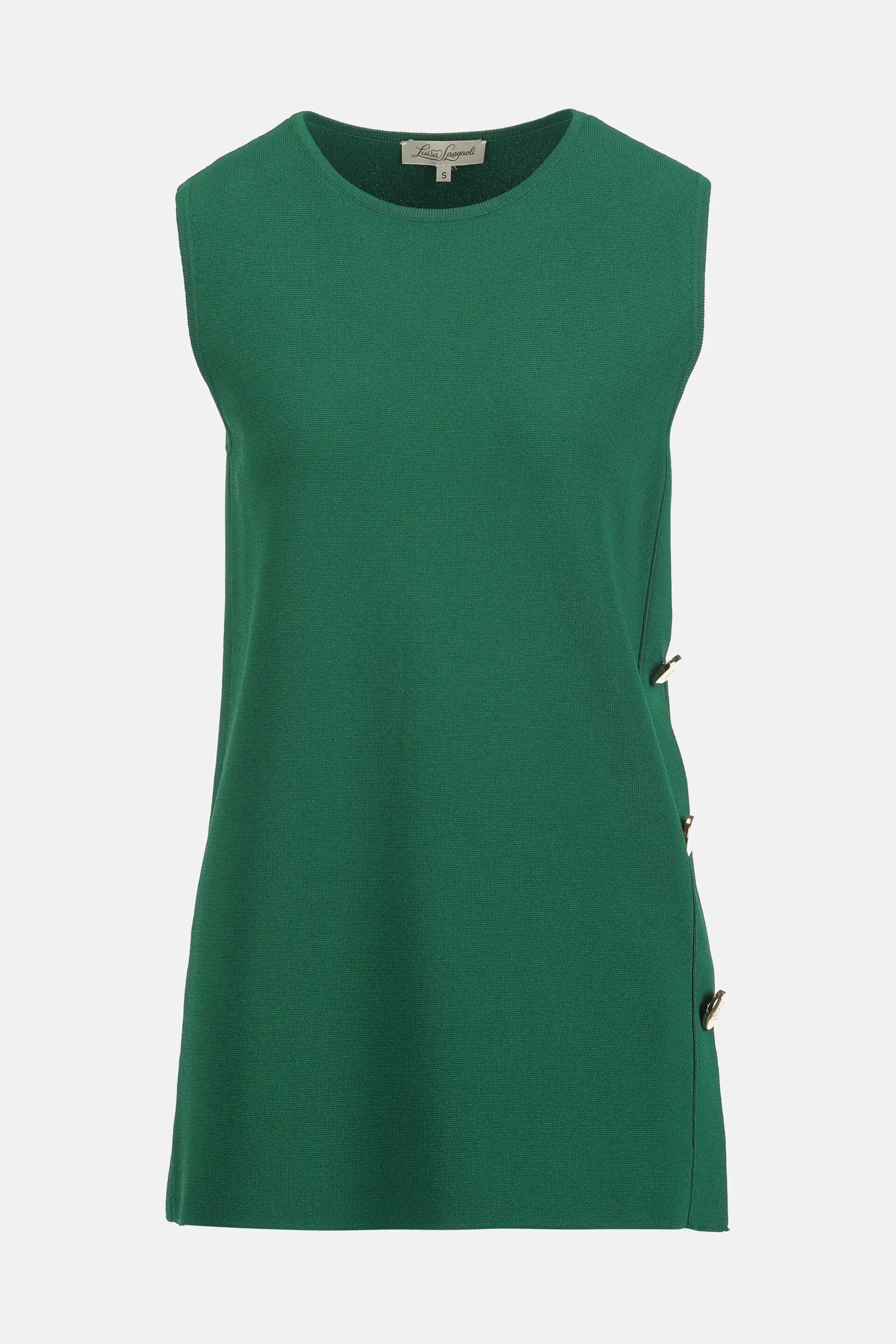Luisa Spagnoli Verde Women Cedrina - Knit Tunic SKU: CEDRINA_0530 Image 05