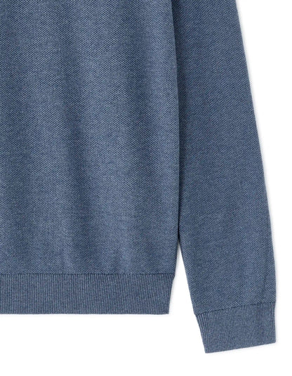 Celio_Blue Storm_100% Cotton Crew Neck Sweater_CELIM_BLUE STORM_06