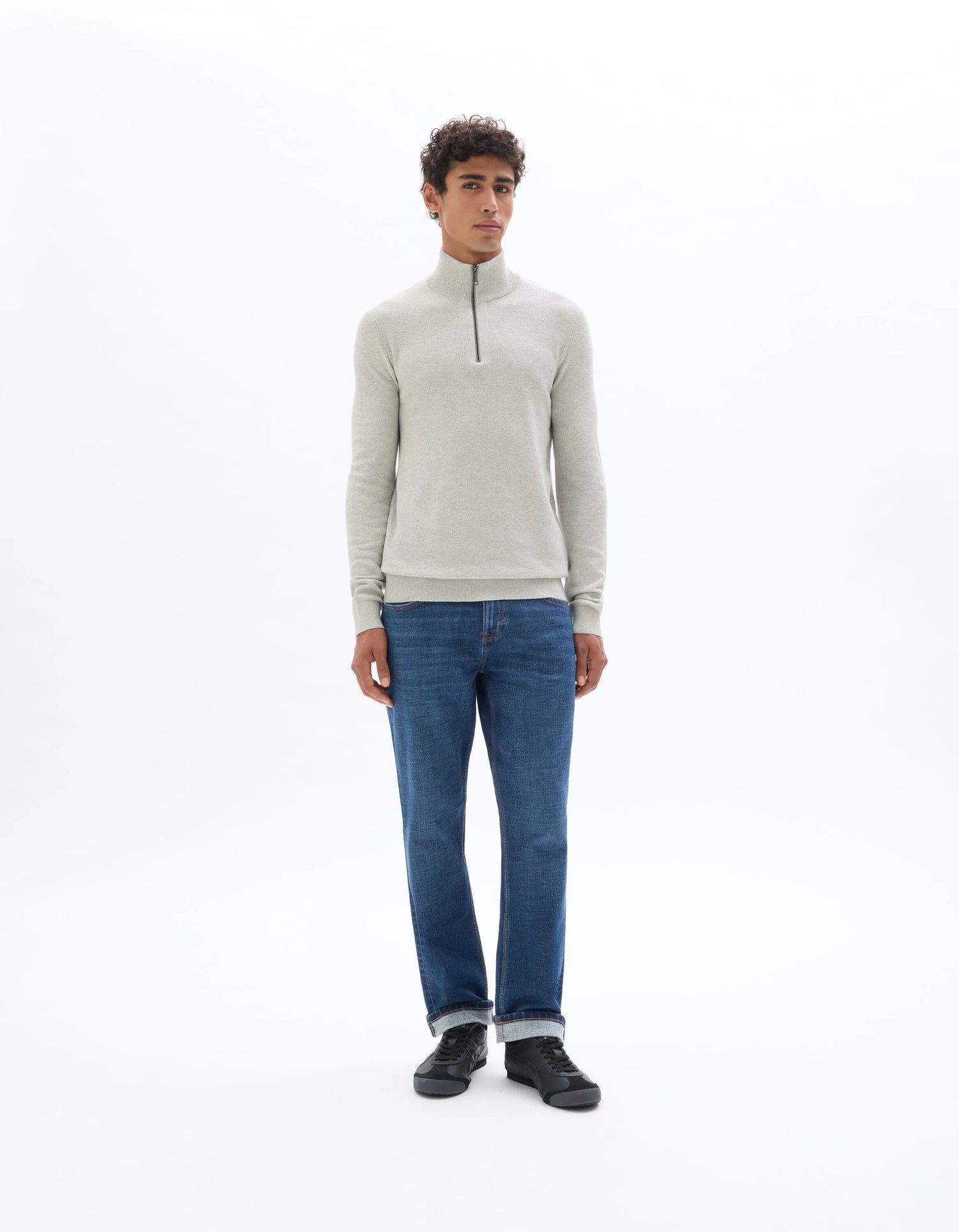 Celio_Grey Mel_100% Cotton Crew Neck Sweater_CELIM_GREY MEL_02